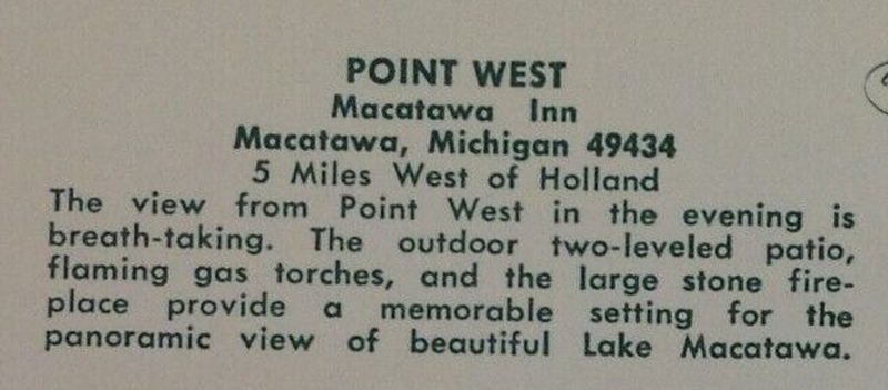 Macatawa Inn - Vintage Postcard (newer photo)